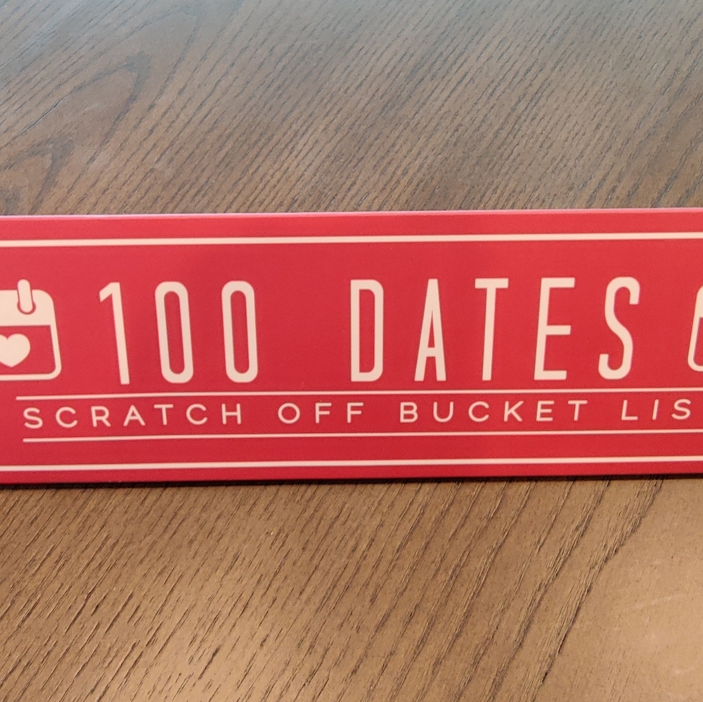 100 Dates Scratch Off Poster
